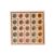 Menolana Children Acrylic Block Play Board Wooden Sensory Sorting Set Combining recessed Frame and Flush Fitting Cubes for Quiet Tabletop Play, 25 Macaron Gem Blocks