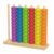 Menolana Children Counting Frame Wooden Abacus Toy Counting Rack Bead Stacker Math Learning Tool with Multicolor Beads for Early Numeral Awareness Suitable for, Extra Large Beaded Abacus