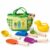 Menolana Children Items Beach Toy Set Sand Tools Kit Watering Can Carry Bag Wood Metal Suitable for Beach Sandbox Play Backyard Activities Outdoor Use, Green, Green Bag – Digging Sand
