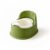 Menolana Children Toilet Chair Ergonomic Backrest Removable Bowl Portable Handle Non-Slip Feature Suitable for Home, Green