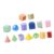 Menolana Geometric Shapes Blocks Pattern Blocks Geometry Demonstration 3D Geometric Solids Learning Toys School Supplies, 12pcs