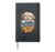 Mens Lhasa Apso Boy Cartoon Pet Small Breed Bearded Lion Dog Hardcover Journal, Black