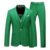 Men’s Solid 3-Piece Evening Tuxedo Slim Fit 1-Button Notch Lapel EN8 XS