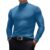 Mens Turtleneck Slim Fit Lightweight Thermal Undershirt Tops,XL,Blue