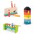 Mentari Wooden 18M+ Montessori Learning Bundle – Early Childhood Developmental Toy Set – Shape Sorting & Skill-Building Play Kit for Toddlers Age 1.5+