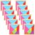 Meooeck 12 Pack Tangrams Wooden Puzzles Tangrams Set f Shape Puzzles Brain Logic Blocks for Games Educational Gifts for Adults Students(Classic Style)
