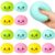 Meooeck 12 Pcs Cute Dumpling Stress Balls for Adults Steamer Basket Design and Squeezable Bun with Cute Smile Face Sensory Fidget Balls for Christmas Basket Stuffers Gifts Party Office Stress Relief