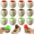 Meooeck 12 Pcs Dinosaur Stress Balls for Adult Colorful Evil Dinosaur Pop out Eggs Squeeze Balls Funny Novelty for Easter Basket Stuffers Valentines Day Exchange Gifts Party Office Adhd Autism Anxiety