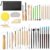 Mepubby 38 Pcs Pottery Tools & Air Dry Clay Tools Kit – Modeling Tools Set for Carving, Shaping, Molding & Crafting – Ideal for Polymer Clay, Ceramic, Air Dry Clay – for Beginners, Hobbyists, Artists