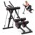 MERACH Ab Machine, Adjustable Ab Trainer Machine, AB Workout Equipment for Home Gym, Independent Dual Tracks for Mountain Climber, Foldable for Home Exercise, Load Capacity 440 LBS (Black)
