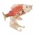 MERRYHAPY 3D Wooden Carp Puzzle, Educational Shape Puzzle Board Made of Wood, Develops Motor Skills and Confidence, for Desk Decoration and Building Model Play