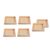 MERRYHAPY 6pcs Wooden Puzzle Storage Trays for 16 Piece Building Blocks Beige 3D Puzzle Organizers with Environmentally Friendly Material Safe to Use for Building Blocks