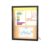 MESAILUP 26″X20″ Enclosed Bulletin Board with LED Lights, Tamper-Proof Wall Display Case,Outdoor IP65 Waterproof Lockable Cork Bulletin Board for Office, School, Restaurants,Black Frame