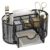 Mesh Desk Organizer with Drawer, 9-Compartment Pen Holder for Desk, Black