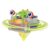 Mesh Gyroscope Cup Robot Light Toy for Kids