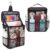 Mesh Shower Caddy, Hanging Toiletry Organizer for Dorm and Travel, Black