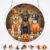 Mestart 83 Pieces Acrylic Puzzle Stained Glass Window Hanging, DIY Kit Moonlit Spooky Halloween Dog Jack O Pumpkin Skull Bat Decor, Home Garden Ornament Gift for Mom Women Family Friends 7.87 Inches