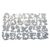 Metal 26 Letters Cutting Dies Paper Art Making Cutting Template Embossing Stencil Template for Letter Metal Dies Cuts for Card Making