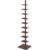 Metal Bookcase with 9 Tiers, Tall and Narrow Ladder, Bookcase for Stunning Home Display, Ideal for Small Spaces, Multipurpose Solution (Dark Red)