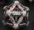 Metal DND D20 23mm Dice for Dungeons Dragons RPG Role Playing Game, D and D Dice with Gift Box (Gray + Blood)