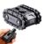 Metal Fidget Slider Roller Chain Spinner, 4-in-1 Heavy Duty Zinc Alloy Haptic Toy, Mechanical ASMR Clicking Sound & Tactile Feedback, EDC Stress Relief Sensory Tool for ADHD Adults, Tank Grey