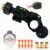 Metal Fidget Toy Gun for Adults – EDC Stress Relief Spinner with Slider & Clicker, Quiet Sensory Toys for Office, Cool Gadgets Gifts for Men (D)