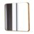 Metal Framed Square Hanging Mirror Bathroom Makeup Mirror Lightweight Shaving Mirror Nordic Home Decorative for Bedroom Living Room Gold 3 Sizes (60CM)