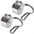 Metal Hand Counter 4 Digit Manual Tally Device With Easy Knob And Carrying Rope For Sports Events School Use Gaming Two Pieces