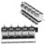 Metal Hand Tally Counter Handheld Mechanical Number Click Counters Manual Counter 4Digit 5 Units Stainless Steel Tally Number of People At Airport/Terminal Order/Factory Statistics