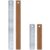 Metal Ruler Set 6 Inch and 12 Inch,Metal Straight Edge Ruler for Drawing