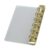 Metal Side Binder Clip Insert Board with Refillable Dividers for Notebooks, Crafting Projects, School Supplies Adjustable Side Insert Pad Loose Pad Space Saving Partition Clip Creative Studio