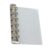 Metal Side Binder Clip Insert Board with Refillable Dividers for Notebooks, Crafting Projects, School Supplies Partition Binder Clip