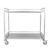 Metal Storage Carts 2-Shelf Steel Rolling 660lbs Foldable