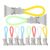 Metal Towel Clips with Hanging Rope 10pcs for Tea Towels and Bath
