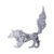 Metal Wolf Model – Laserr Cut Precision Joint, Detachable 3D Assembly Kit