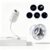 Metrivya Enchanti Nook Projector, 2-in-1 Galaxy Projector Night Light, Holographic Night Light Projector, Portable Galaxy Light Projector, Dimmable LED Lamp for Home Bedroom & Room Ornament