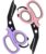 MEUUT All Purpose Scissors 2 PCS with Carabiner for Kitchen Outdoor