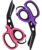 MEUUT All Purpose Scissors 2 PCS with Carabiner for Kitchen Outdoor