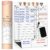Mewl Baby Daily Log Whiteboard – Reusable Baby Tracker to Log Feeding, Diapers & Sleep – Newborn Baby Journal & Schedule Chart for New Parents, Nanny, Babysitter – Pregnancy & New Mom Gift