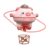 MEYZJRC Walking Tumbler Unicycle Toy Balance Pig Piglet Toy Birthday Gifts Color Recognition Rotating Car Toy Novelty Toy for Children, Pink
