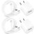 [MFi Certified] iPhone Charger, 2 Pack Long 6FT USB to Lightning Quick Charge Data Sync Cable Cord with Wall Charger Block Travel Plug Brick Adapter for iPhone 14/13/12/11/XS/XR/SE/7/8/8 Plus AirPods