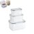 MFIE Fruit Strainer Container with Lid, Detachable Airtight Produce Fruit Container, Food Storage Box for Fruits, Vegetables and Berries (#1)