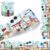 Mfmiudole 66ft Bulletin Board Border Roll Decorations,1 Roll World Traveler Coated Rolled Border Trim with Adhesive Dots for Classroom Nursery Room Office School Decor Chalkboard Board Edge