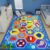 Mfmiudole Kid Rug Ocean Sea Play Mat, 78.7″×59″ Educational Playmat for Playroom Primary School Nylon Surface Non-Slip Latex Backing Preschool Rugs for Classroom Learning Area