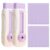 M&G 8+2 Pack Rubber Erasers Sliding Retractable Eraser, Soft Cute Erasers Push Pull Large Pencil Eraser with Plastic Sleeve 8 Refill Eraser for Students Kids, School Office Home Supplies (Purple)