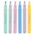 M&G HI-CUBE Glitter Highlighters, 6 Pack Gentle Colors with Glitter Ink, No Bleed Soft Chisel Tip for Bible Study, Cute Aesthetic Highlighters for Journaling, Planners & Notes