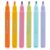 M&G HI-CUBE Glitter Highlighters, 6 Pack Vibrant Colors with Glitter Ink, No Bleed Soft Chisel Tip for Bible Study, Cute Aesthetic Highlighters for Journaling, Planners & Notes