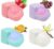 MHACollections Lip Balm Set of 4, Moisturizing Chapstick Bulk Pack with Strawberry, Grape, Orange & Vanilla Flavors, Hydrating Lip Care for Dry Chapped Lips, Lip Balm for Women, Teens & Girls