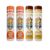 Miami Sun Lip Balm Variety Pack, Natural Orange With Ghee + Tropical SPF15 Sunscreen Lip Balm, Hydrating Formula, 4 Count