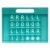 MianBiz Solo Mahjong Practice Board, 3D Printed Green Charleston Trainer Practice Board for Left Right Across Passing Order NMJL Learning Tool & Beginner Mahjong Accessory Gift